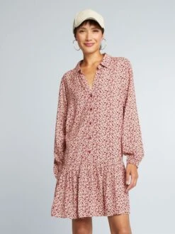 Vestido Corto Evasé - ROJOWHBAS5 -Zalaris Tienda vestido corto evase rojowhbas5 adz82 4 frb4