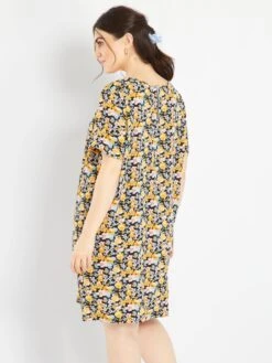 Vestido Corto Gofrado - ROSA -Zalaris Tienda vestido corto gofrado rosa add04 1 frb3