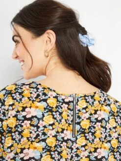 Vestido Corto Gofrado - ROSA -Zalaris Tienda vestido corto gofrado rosa add04 1 frb4