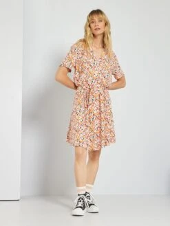 Vestido Corto 'Jacqueline De Yong' - ROJO -Zalaris Tienda vestido corto jacqueline de yong rojo zb074 1 frb3