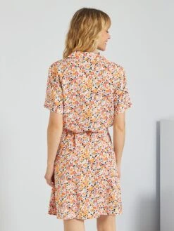 Vestido Corto 'Jacqueline De Yong' - ROJO -Zalaris Tienda vestido corto jacqueline de yong rojo zb074 1 frb4