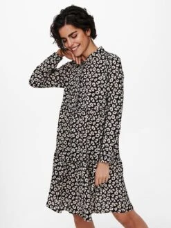 Vestido Corto 'JDY' Estampado - NEGRO 9 Vestido Corto 'JDY' Estampado - NEGRO -Zalaris Tienda vestido corto jdy estampado negro abv11 4 frb3