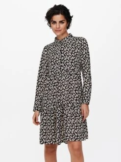 Vestido Corto 'JDY' Estampado - NEGRO 10 Vestido Corto 'JDY' Estampado - NEGRO -Zalaris Tienda vestido corto jdy estampado negro abv11 4 frb4