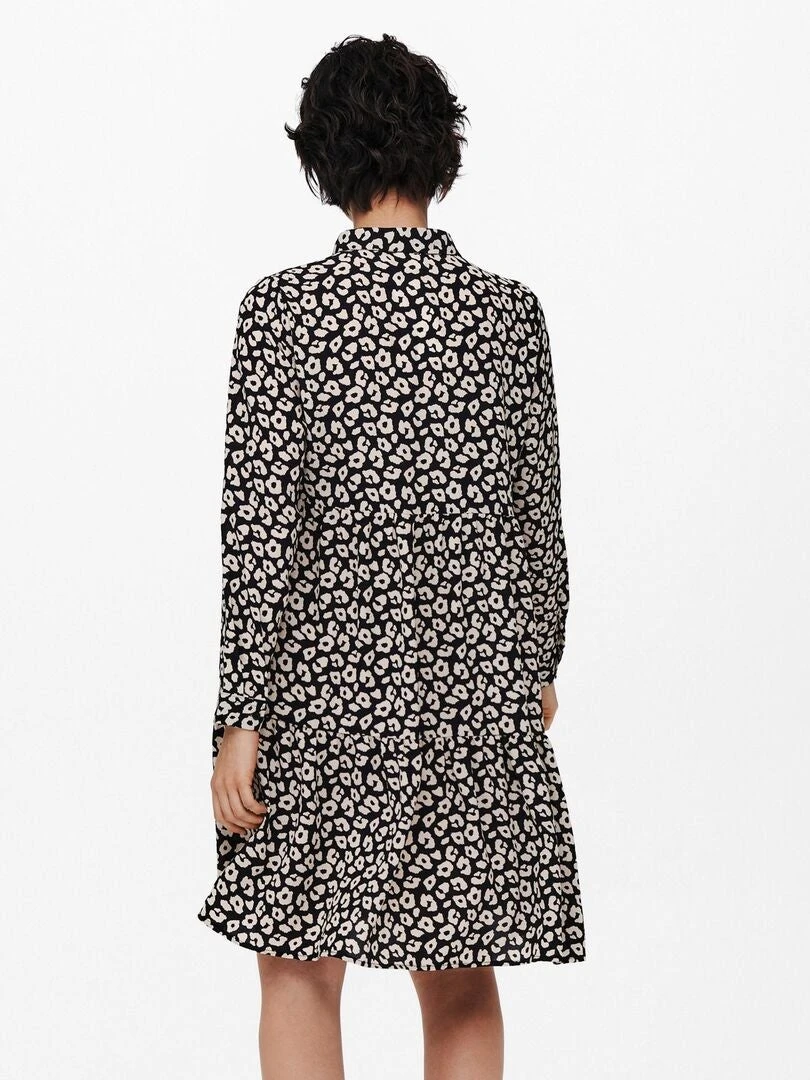 Vestido Corto 'JDY' Estampado - NEGRO 7 Vestido Corto 'JDY' Estampado - NEGRO - Imagen 5