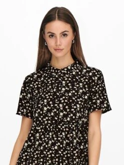 Vestido Corto Vaporoso 'JDY' - NEGRO -Zalaris Tienda vestido corto vaporoso jdy negro abv20 5 frb3