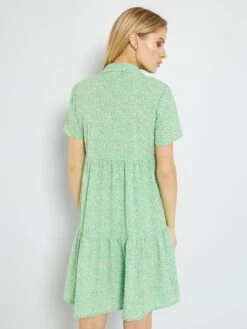 Vestido Corto Vaporoso 'JDY' - VERDE -Zalaris Tienda vestido corto vaporoso jdy verde abv20 3 frb4