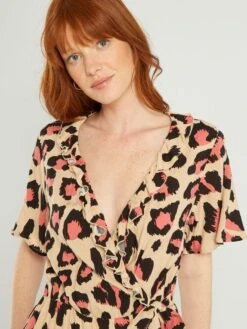 Vestido Cruzado Corto 'JDY' - ROSA -Zalaris Tienda vestido cruzado corto jdy rosa aii46 2 frb3