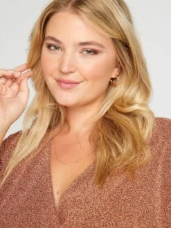 Vestido Cruzado De Punto - COBRE 1 -Zalaris Tienda vestido cruzado de punto cobre 1 asv90 1 frb3