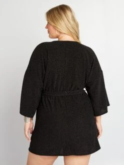 Vestido Cruzado De Punto - NEGRO 1 9 Vestido Cruzado De Punto - NEGRO 1 -Zalaris Tienda vestido cruzado de punto negro 1 asv90 2 frb4