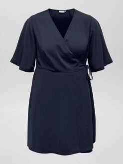 Vestido Cruzado 'Only' - Azul -Zalaris Tienda vestido cruzado only azul amd80 1 frb4