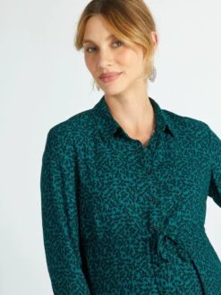 Vestido De Lactancia - VERDE -Zalaris Tienda vestido de lactancia verde ajt36 1 frb4