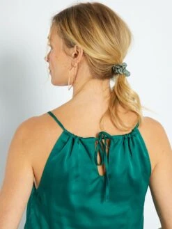 Vestido De Lino Premamá - VERDE -Zalaris Tienda vestido de lino premama verde zr596 3 frb4