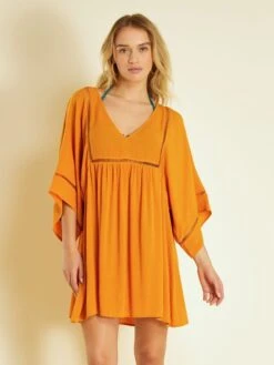 Vestido De Playa - AMARILLO