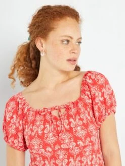 Vestido De Punto Gofrado - ROJO -Zalaris Tienda vestido de punto gofrado rojo ack29 1 frb3