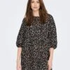 Vestido Estampado Corto 'JDY' - NEGRO