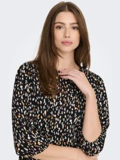 Vestido Estampado Corto 'JDY' - NEGRO -Zalaris Tienda vestido estampado corto jdy negro zq410 2 frb2