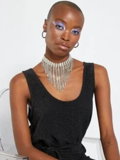 Vestido Largo Con Cinturón - Negro -Zalaris Tienda vestido largo con cinturon negro zg183 1 frb6