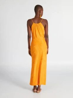 Vestido Largo - Naranja -Zalaris Tienda vestido largo naranja ams67 1 frb3