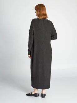 Vestido Largo Oversize De Canalé - NEGRO -Zalaris Tienda vestido largo oversize de canale negro aea15 1 frb5