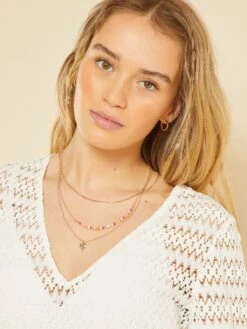 Vestido Midi De Playa De Ganchillo - Blanco -Zalaris Tienda vestido midi de playa de ganchillo blanco zs107 1 frb6