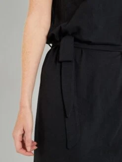 Vestido Midi Entallado - Negro -Zalaris Tienda vestido midi entallado negro zg182 1 frb5