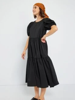 Vestido Midi 'JDY' - Negro -Zalaris Tienda vestido midi jdy negro abw11 1 frb2