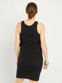 Vestido Premamá Con Manga Americana - Negro 9 Vestido Premamá Con Manga Americana - Negro -Zalaris Tienda vestido premama con manga americana negro ael06 1 frb4