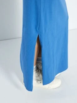 Vestido Premamá Largo - AZUL -Zalaris Tienda vestido premama largo azul zr548 6 frb5