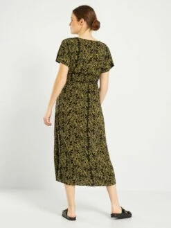 Vestido Premamá Largo Y Estampado - NEGRO -Zalaris Tienda vestido premama largo y estampado negro aej55 2 frb3