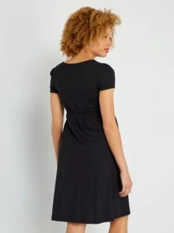 Vestido Premamá - Negro -Zalaris Tienda vestido premama negro zm848 6 frb3