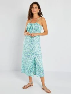 Vestido Satinado Con Tirantes Finos 'JDY' - AZUL -Zalaris Tienda vestido satinado con tirantes finos jdy azul ale19 1 frb6