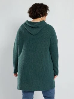 Vestido Tipo Jersey Con Capucha - VERDE -Zalaris Tienda vestido tipo jersey con capucha verde aeq71 1 frb3