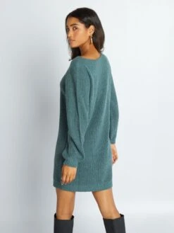 Vestido Tipo Jersey 'JDY' - Azul/verde -Zalaris Tienda vestido tipo jersey jdy azulverde amv62 4 frb3