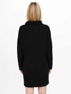 Vestido Tipo Jersey - Negro -Zalaris Tienda vestido tipo jersey negro zg599 1 frb3