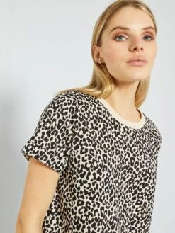 Vestido Tipo Sudadera 'JDY' Estampado - BEIGE -Zalaris Tienda vestido tipo sudadera jdy estampado beige zq411 1 frb3