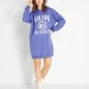 Vestido Tipo Sudadera 'New York University' - PURPURA 2 Vestido Tipo Sudadera 'New York University' - PURPURA -Zalaris Tienda vestido tipo sudadera new york university purpura zo736 1 frb1