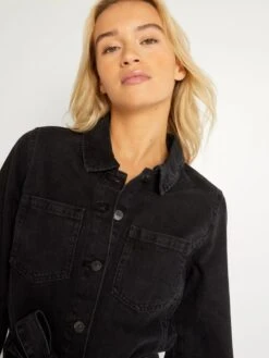 Vestido Vaquero - NEGRO_DENI -Zalaris Tienda vestido vaquero negrodeni apl23 1 frb4